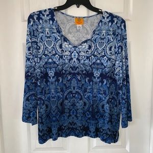 Ruby Rd 3/4 sleeve top